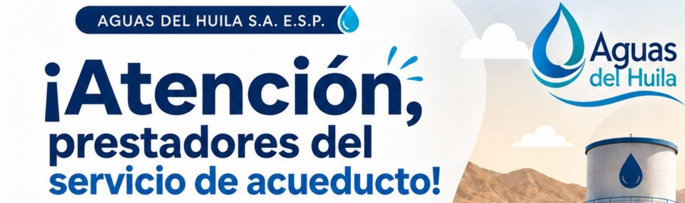 ¡Atención prestadores de acueducto!