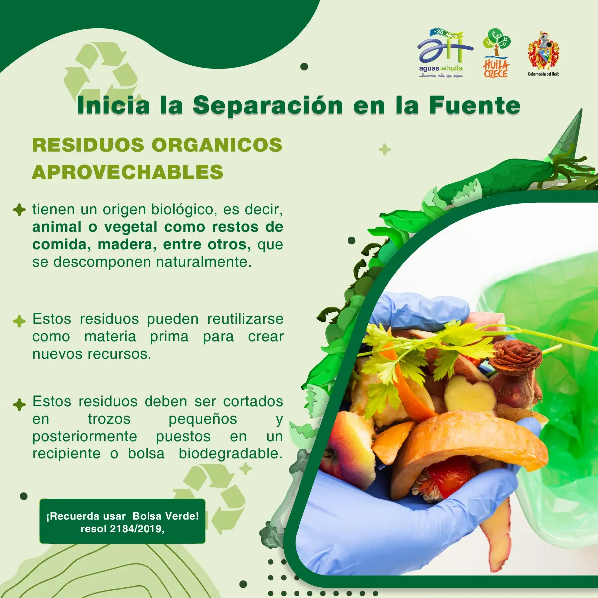 Residuos reciclables