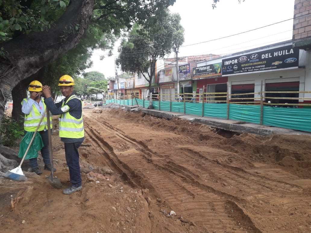 SETP recibio obras terminadas en la Carrera 7 de Neiva