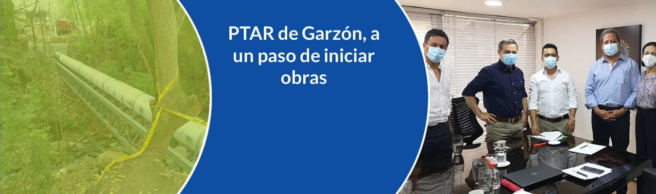 PTAR de Garzon, a un paso de iniciar obras