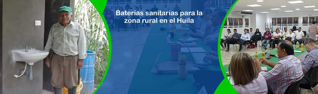 Baterias sanitarias para la zona rural en el Huila