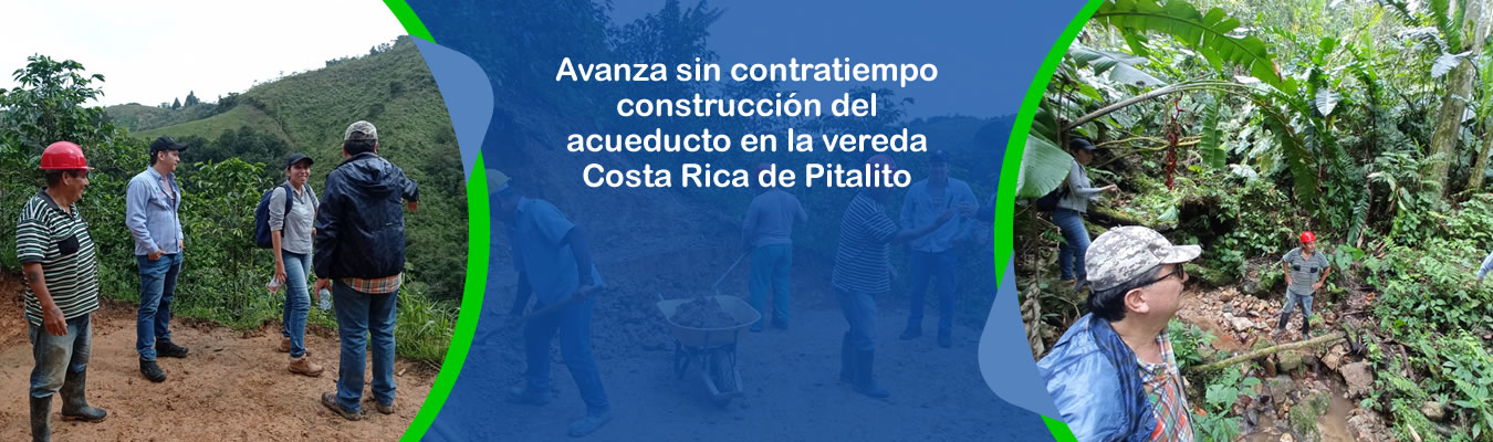 Avanza sin contratiempo construccion del acueducto en la vereda Costa Rica de Pitalito